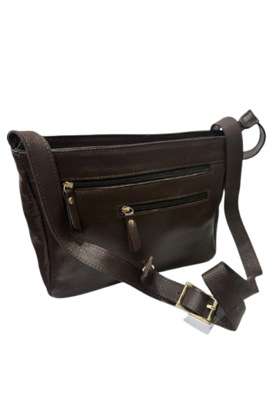 Bolsa de couro cor noite profunda